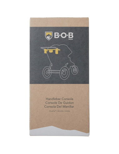 Consola de Manillar BOB Gear para Cochecitos Duallie - Negro