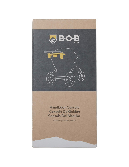 Consola de Manillar BOB Gear para Cochecitos Duallie - Negro