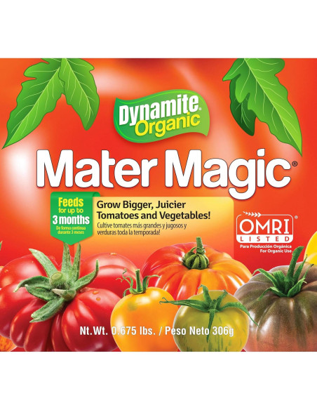 Fertilizante Orgánico Dynamite Mater Magic 0.305 kg para Tomates