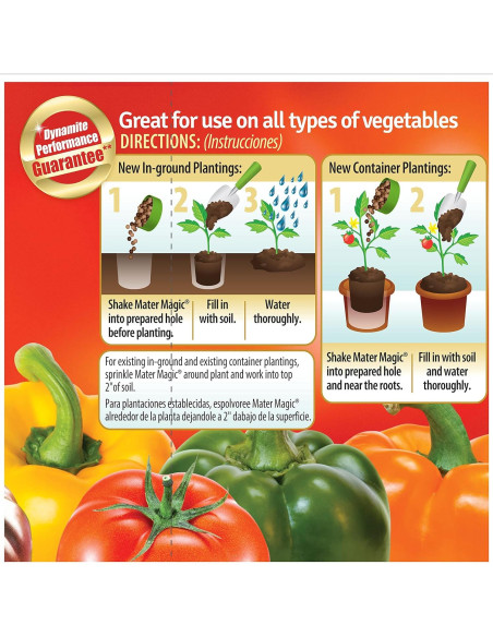 Fertilizante Orgánico Dynamite Mater Magic 0.305 kg para Tomates