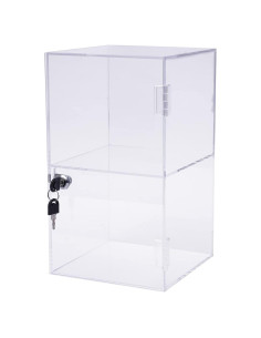 Caja de Exhibición Acrílica Transparente Martexbuy 20x20x35cm