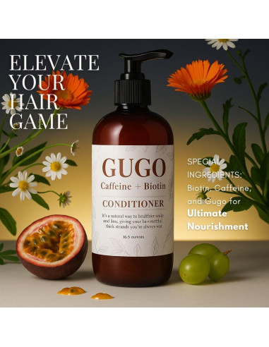 Acondicionador Gugo Nature Skin Shop 466ml Biotina Cafeína