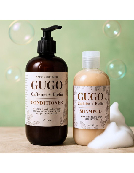 Acondicionador Gugo Nature Skin Shop 466ml Biotina Cafeína