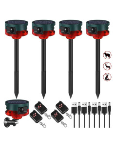 Qualirey Alarma Solar Exterior con Sensor de Movimiento - 2 Piezas