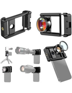 Kit Lente Macro 100mm + Filtro CPL para Smartphone Leshareselect 2