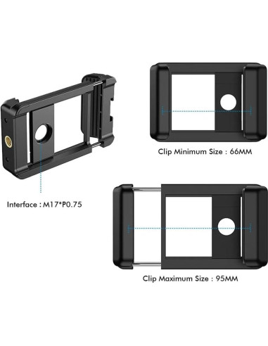 Kit Lente Macro 100mm + Filtro CPL para Smartphone Leshareselect