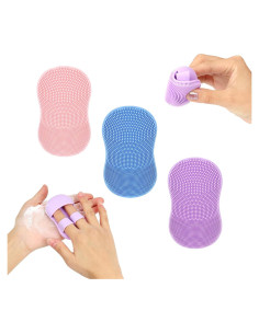 3 Exfoliadores de Silicona SHBLOMK para Limpieza Facial