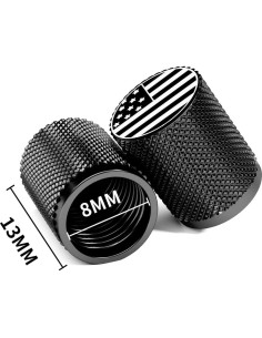 Tapa de Válvula de Aire Neumático STEEL HAWK - Acero Inoxidable CNC - Paquete de 4 2