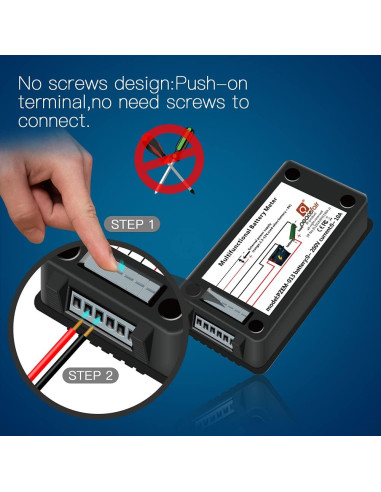 Medidor de Batería DC 10A PZEM-013 Multifuncional LCD