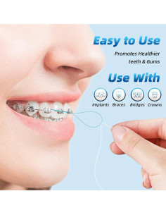 Hilo Dental de Limpieza Profunda KUVVFE - 200 Unidades 2