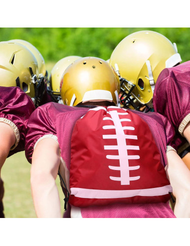 Mochilas de Cierre de Cordón Shappy 6 Pcs Fútbol 43x33 cm