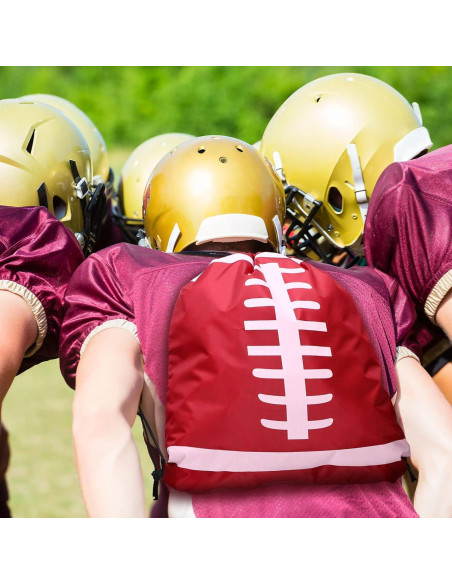 Mochilas de Cierre de Cordón Shappy 6 Pcs Fútbol 43x33 cm
