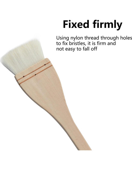 Juego de Pinceles Hake Longdex 4PCS Acuarela Pelo de Cabra