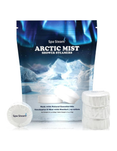 Bombas de Ducha Aromaterapia Eucalipto Menta - Set 15 Pzas