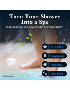 Bombas de Ducha Aromaterapia Eucalipto Menta - Set 15 Pzas 2