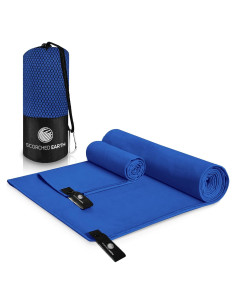 Juego de Toallas de Microfibra ScorchedEarth - 2 Piezas, Secado Rápido