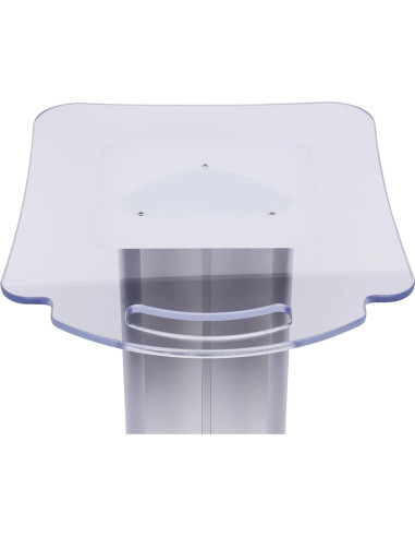 Carro de salón TFCFL acrílico azul 15kg 4 ruedas giratorias