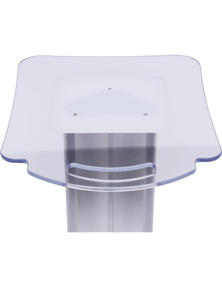 Carro de salón TFCFL acrílico azul 15kg 4 ruedas giratorias