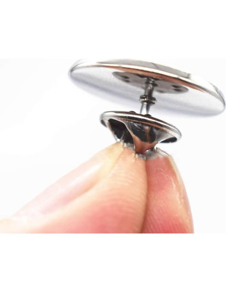 20 Juegos de Broches de Acero Inoxidable ccHuDE 18mm y 12mm