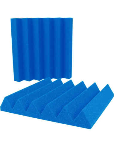 Paneles Acústicos Foam Factory 24 Pack Wedge 30.48 cm Azul