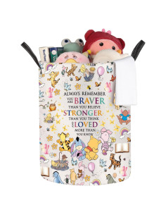 Cesta de lavandería JNIAP Oso Plegable 50x40 cm Impermeable