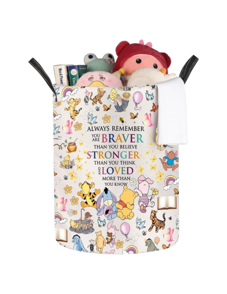 Cesta de lavandería JNIAP Oso Plegable 50x40 cm Impermeable