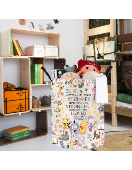 Cesta de lavandería JNIAP Oso Plegable 50x40 cm Impermeable