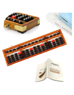 Ábaco de Madera Hexing Soroban 15 Columnas 31.75 cm