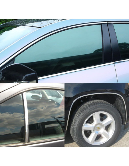 Tira de Moldura Autoadhesiva Shine & Bright 2.44m Plata Cromada