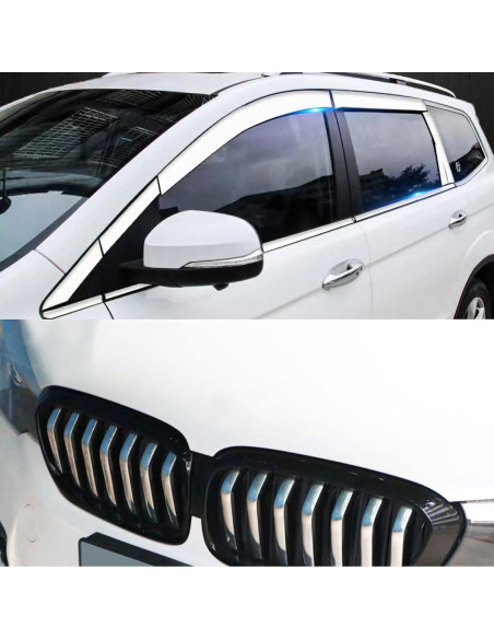 Tira de Moldura Autoadhesiva Shine & Bright 2.44m Plata Cromada