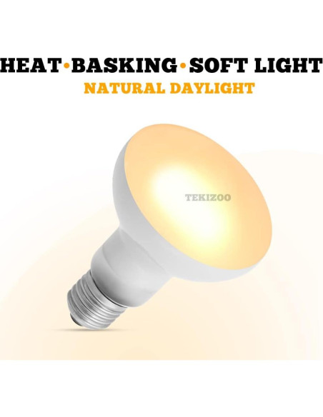 Bombillas de Calor Diurna TEKIZOO 100W para Reptiles y Anfibios