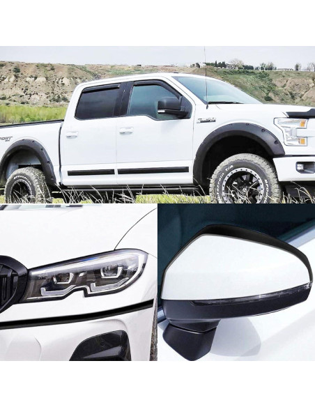 Moldura de Automóvil NANSH 16Ft Negra Brillante 12mm Universal