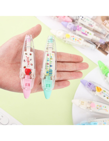 12 Bolígrafos de Cinta Decorativa NQEUEPN Multicolor DIY