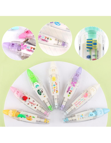 12 Bolígrafos de Cinta Decorativa NQEUEPN Multicolor DIY