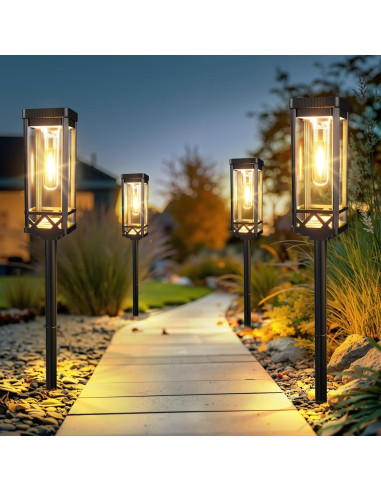 Luces de Camino Solar KOOPER 2 Paquete 65 cm 15 Horas