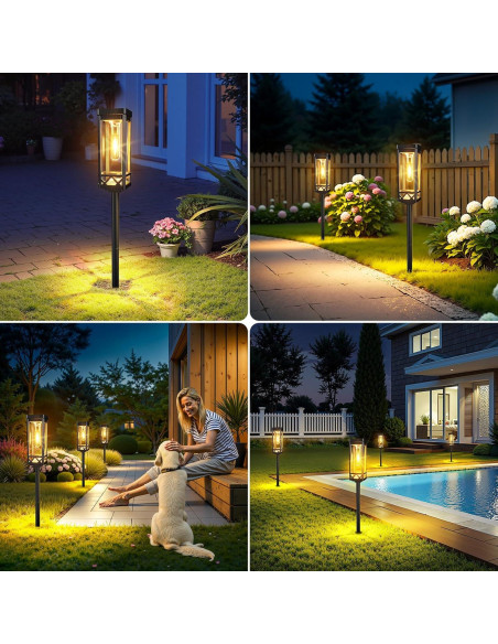 Luces de Camino Solar KOOPER 2 Paquete 65 cm 15 Horas