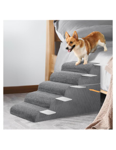 Escalera para Perros ABORON 5 Escalones 54 cm Antideslizante
