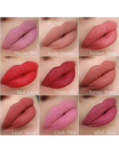 Pintalabios Líquido Mate Farmasi 01 Rosa Malva - Alta Pigmentación 2