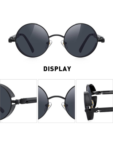Gafas de sol góticas steampunk MERRY'S S567 para unisex