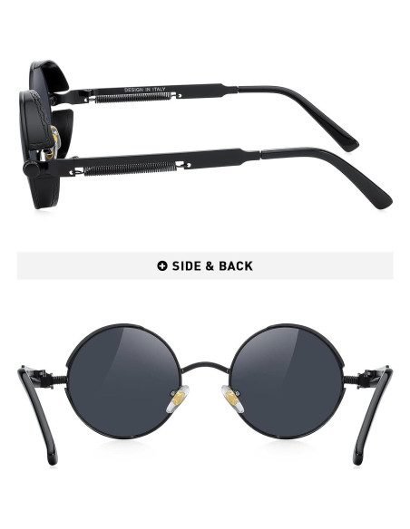 Gafas de sol góticas steampunk MERRY'S S567 para unisex