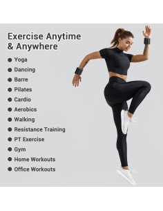 Pesas de Muñeca Sportneer Ajustables 0.45 kg para Fitness 2