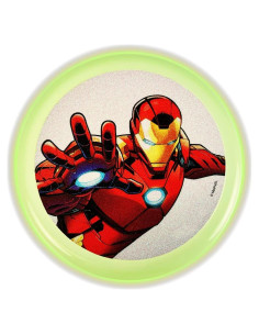 Disco Volador Brilla en la Oscuridad Ja-Ru Iron Man 22.86 cm