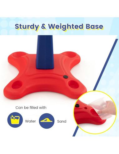 Aro de Baloncesto Ajustable Costzon para Niños 63-85 cm