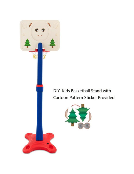 Aro de Baloncesto Ajustable Costzon para Niños 63-85 cm