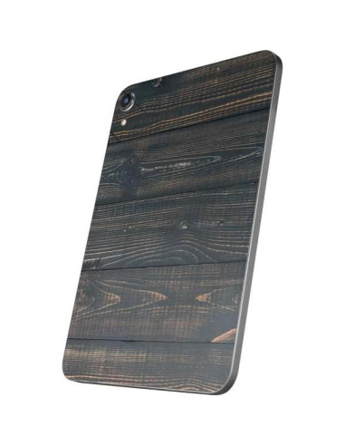 Calcomanía Skinit para iPad Mini 7 (2025) Madera Pintada Negra