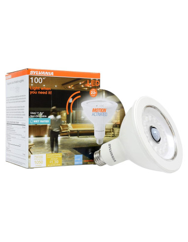 Bombilla LED Sylvania PAR38 con Sensor de Movimiento 11.5W