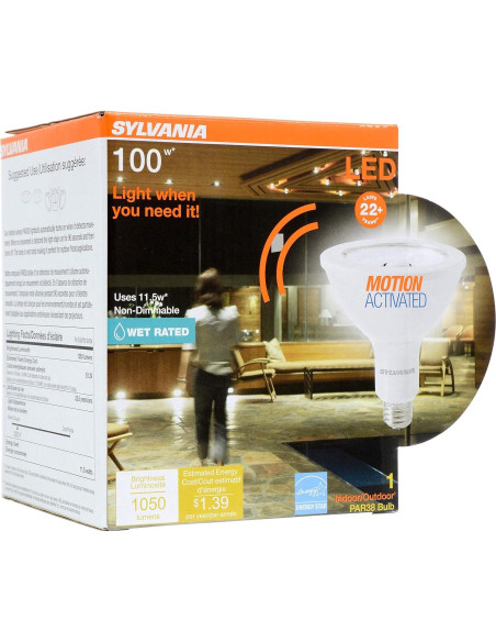 Bombilla LED Sylvania PAR38 con Sensor de Movimiento 11.5W
