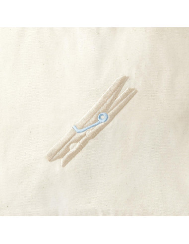 Bolsa de Pinzas de Ropa de Lona Whitmor - 200 Pinzas