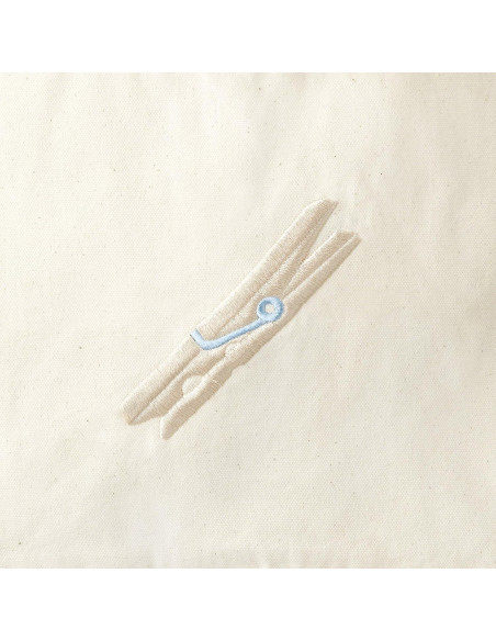 Bolsa de Pinzas de Ropa de Lona Whitmor - 200 Pinzas