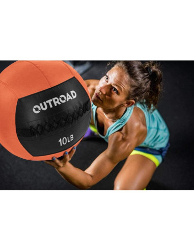 Pelota de Medicina Betterland 10kg Naranja para Ejercicio